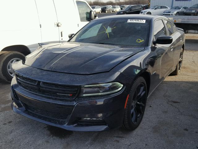 2C3CDXCT6HH609489 - 2017 DODGE CHARGER R/ BLUE photo 2