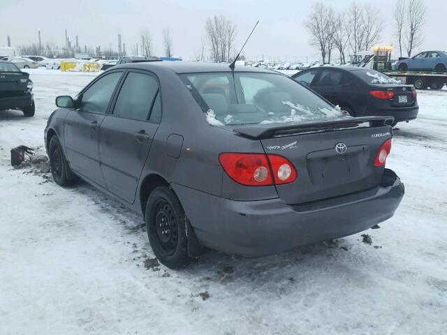 2T1BR32E06C564352 - 2006 TOYOTA COROLLA CE GRAY photo 3