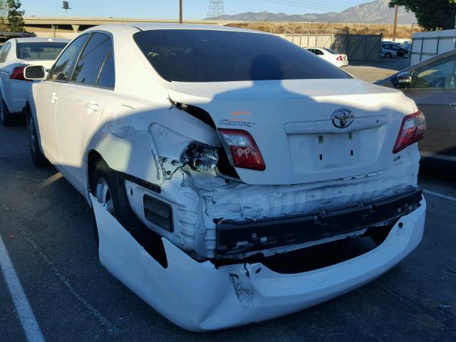 4T1BE46K97U727081 - 2007 TOYOTA CAMRY NEW WHITE photo 3