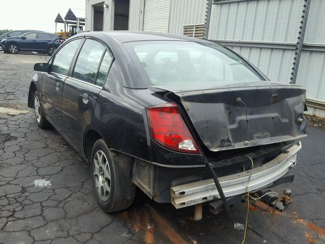 1G8AF52F24Z124445 - 2004 SATURN ION LEVEL BLACK photo 3