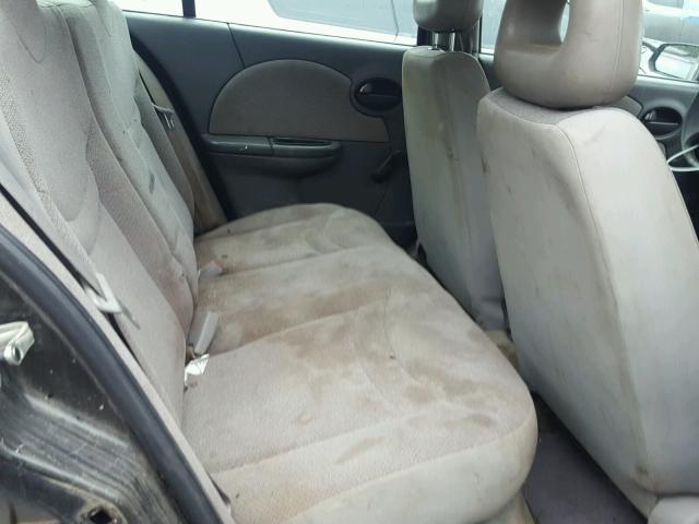 1G8AF52F24Z124445 - 2004 SATURN ION LEVEL BLACK photo 6