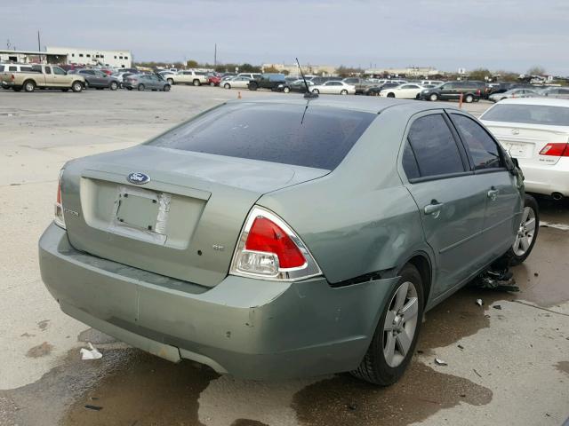 3FAHP07Z69R196645 - 2009 FORD FUSION SE GREEN photo 4