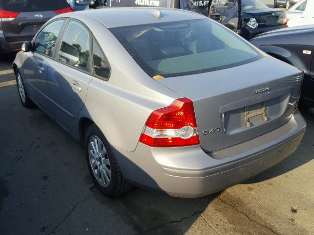 YV1MS390752096957 - 2005 VOLVO S40 2.4I GRAY photo 3