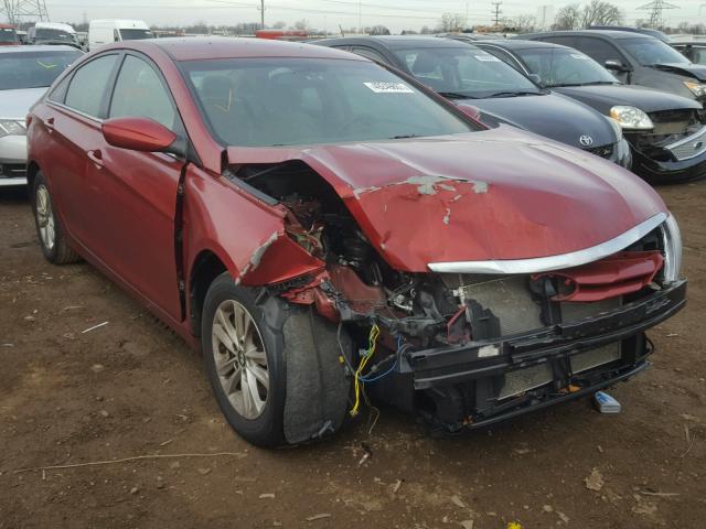 5NPEB4AC7DH592330 - 2013 HYUNDAI SONATA GLS RED photo 1