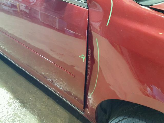 1G1ZC5E04CF222166 - 2012 CHEVROLET MALIBU 1LT RED photo 10