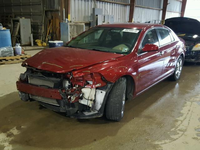 1G1ZC5E04CF222166 - 2012 CHEVROLET MALIBU 1LT RED photo 2