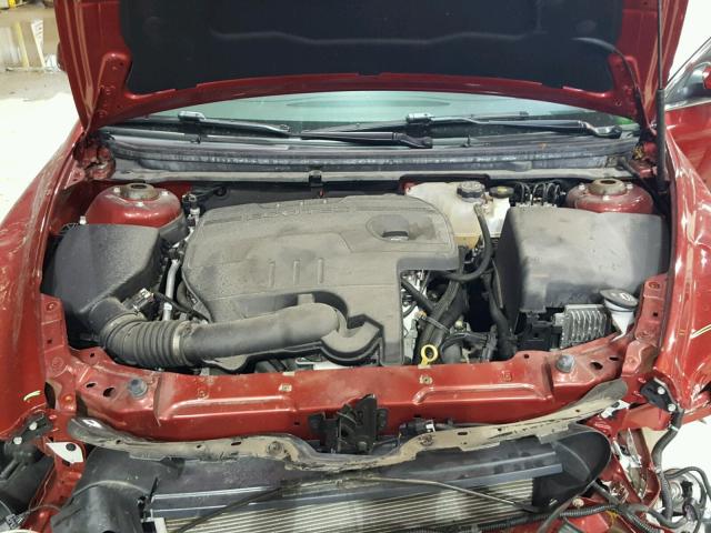 1G1ZC5E04CF222166 - 2012 CHEVROLET MALIBU 1LT RED photo 7