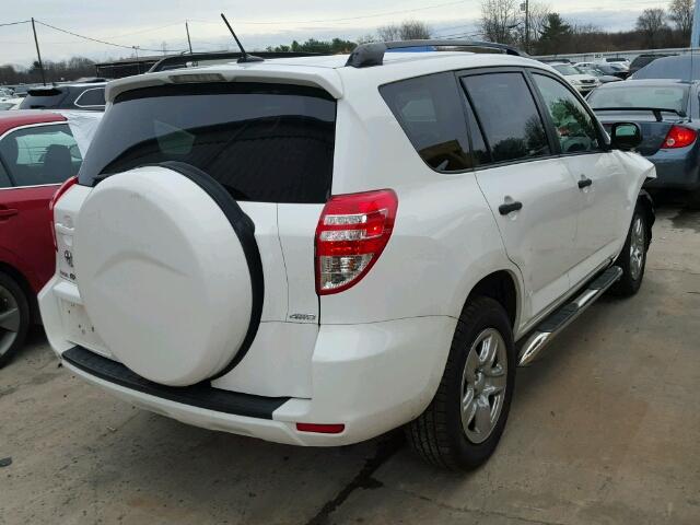 JTMBF33V99D016171 - 2009 TOYOTA RAV4 WHITE photo 4