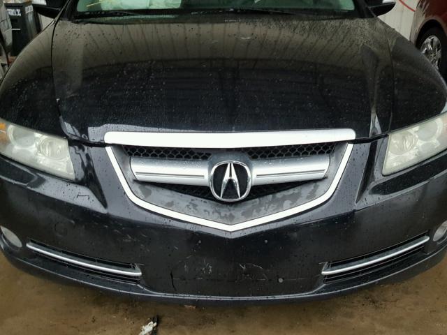 19UUA66287A011795 - 2007 ACURA TL BLACK photo 9