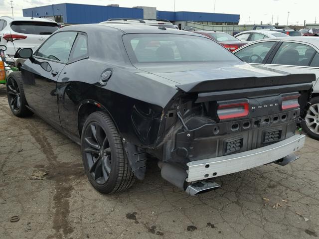 2C3CDZBT0HH540957 - 2017 DODGE CHALLENGER BLACK photo 3