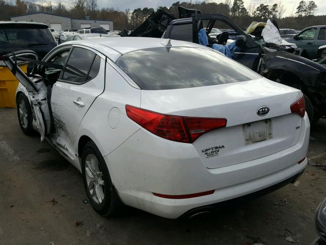 5XXGM4A77CG058390 - 2012 KIA OPTIMA LX WHITE photo 3