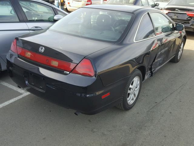 1HGCG22511A002494 - 2001 HONDA ACCORD EX BLACK photo 4