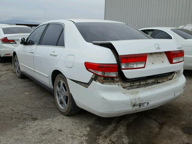 1HGCM66374A046979 - 2004 HONDA ACCORD LX WHITE photo 3