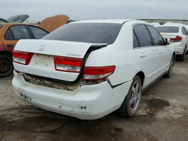 1HGCM66374A046979 - 2004 HONDA ACCORD LX WHITE photo 4