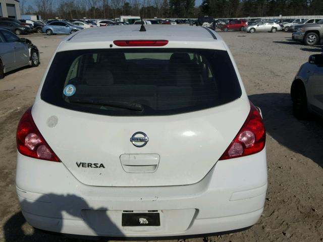 3N1BC1CP1CK237918 - 2012 NISSAN VERSA S WHITE photo 9