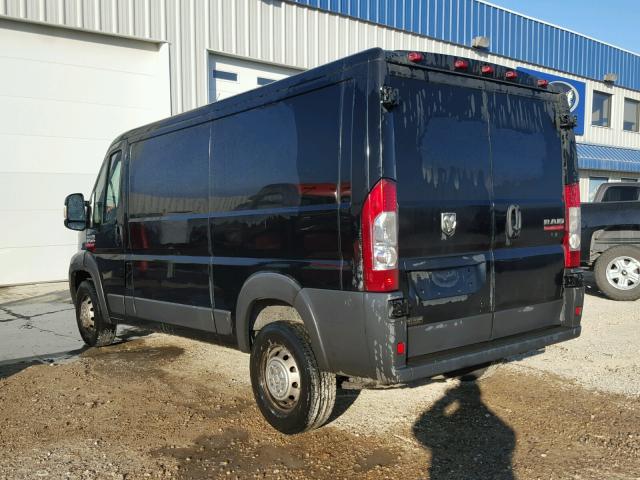 3C6TRVAGXEE108899 - 2014 RAM PROMASTER BLACK photo 3