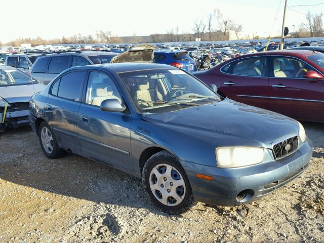 KMHDN45D23U556924 - 2003 HYUNDAI ELANTRA GL TEAL photo 1