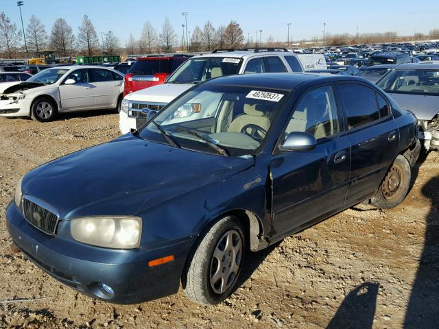 KMHDN45D23U556924 - 2003 HYUNDAI ELANTRA GL TEAL photo 9