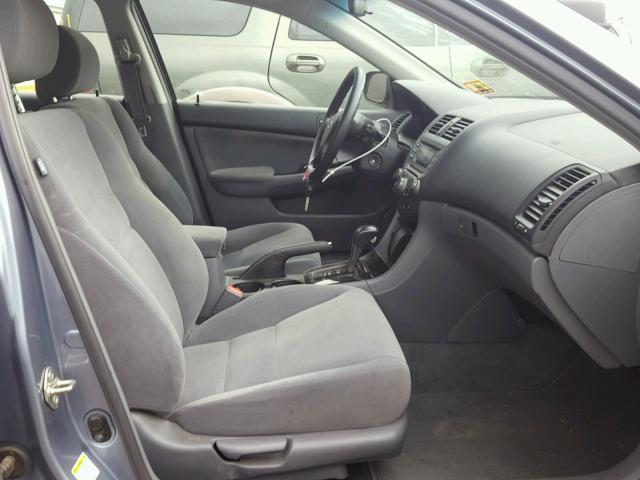 1HGCM56397A078718 - 2007 HONDA ACCORD SE BLUE photo 5