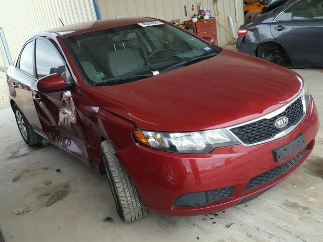 KNAFU4A2XB5455124 - 2011 KIA FORTE EX RED photo 1