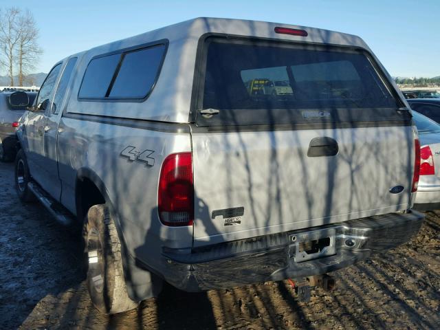 2FTRX18W61CA28073 - 2001 FORD F150 SILVER photo 3