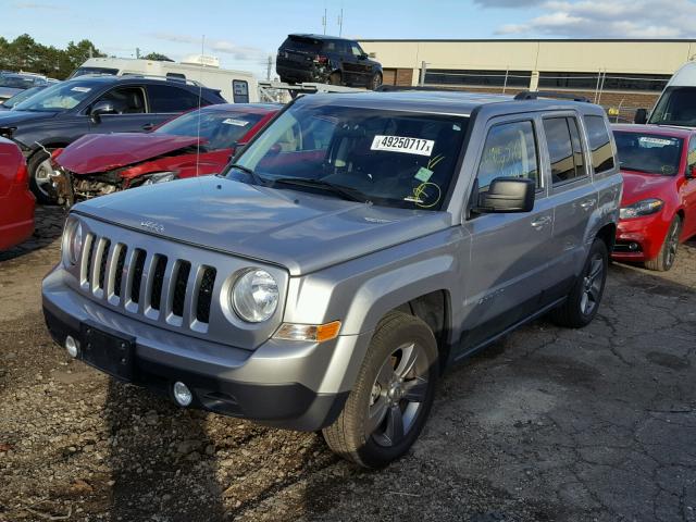 1C4NJPFA6ED813824 - 2014 JEEP PATRIOT LA GRAY photo 2