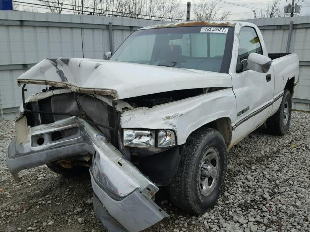 1B7HC16Z2SS187478 - 1995 DODGE RAM 1500 WHITE photo 2