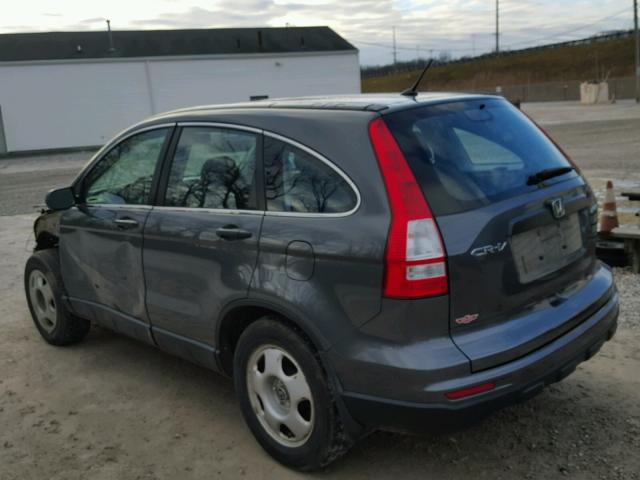 5J6RE4H32BL116939 - 2011 HONDA CR-V LX GRAY photo 3