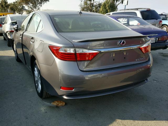 JTHBW1GG7D2004135 - 2013 LEXUS ES 300H GRAY photo 3