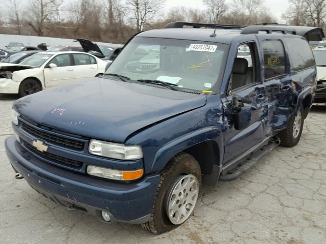 3GNFK16Z55G114411 - 2005 CHEVROLET SUBURBAN K SILVER photo 2