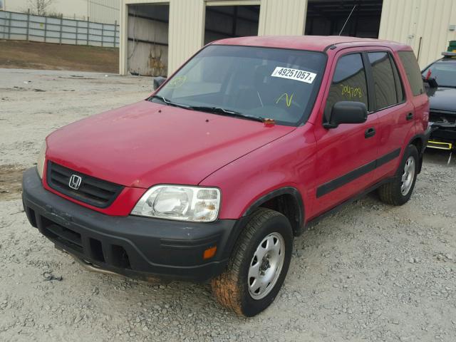 JHLRD28491S019251 - 2001 HONDA CR-V LX RED photo 2