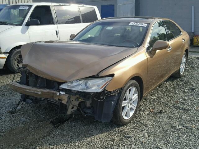 JTHBJ46G582168099 - 2008 LEXUS ES 350 GOLD photo 2