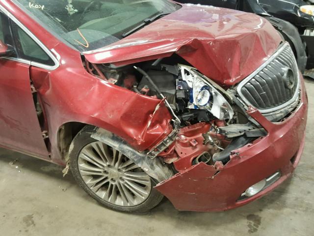 1G4PR5SK8D4172979 - 2013 BUICK VERANO CON MAROON photo 9