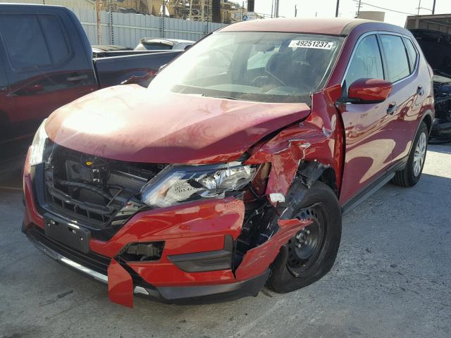 5N1AT2MT9HC876342 - 2017 NISSAN ROGUE S RED photo 2