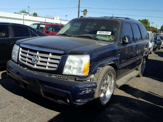 1GYEK63N44R291432 - 2004 CADILLAC ESCALADE L BLUE photo 2