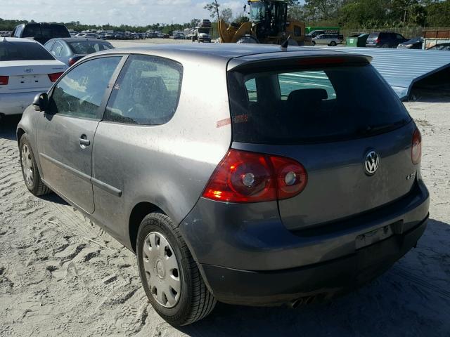 WVWBA71K78W207797 - 2008 VOLKSWAGEN RABBIT GRAY photo 3