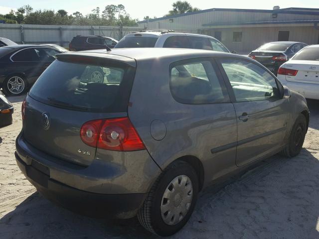 WVWBA71K78W207797 - 2008 VOLKSWAGEN RABBIT GRAY photo 4