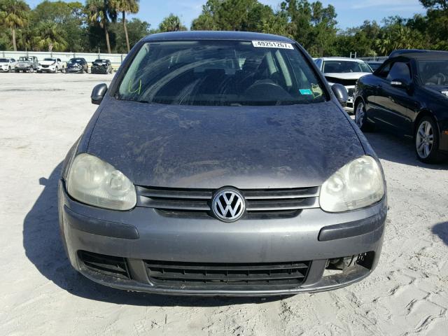 WVWBA71K78W207797 - 2008 VOLKSWAGEN RABBIT GRAY photo 9