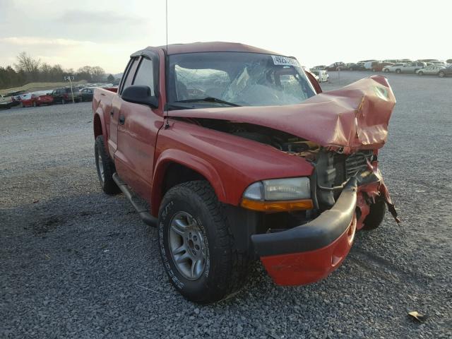 1B7GG2AN61S217560 - 2001 DODGE DAKOTA QUA RED photo 1