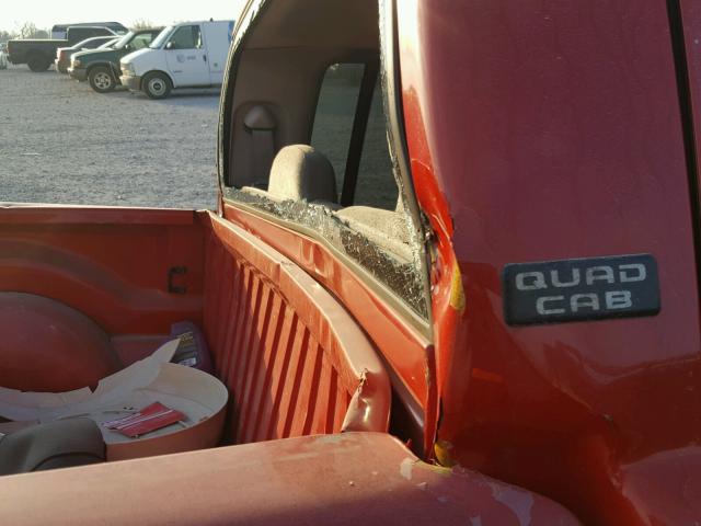 1B7GG2AN61S217560 - 2001 DODGE DAKOTA QUA RED photo 9