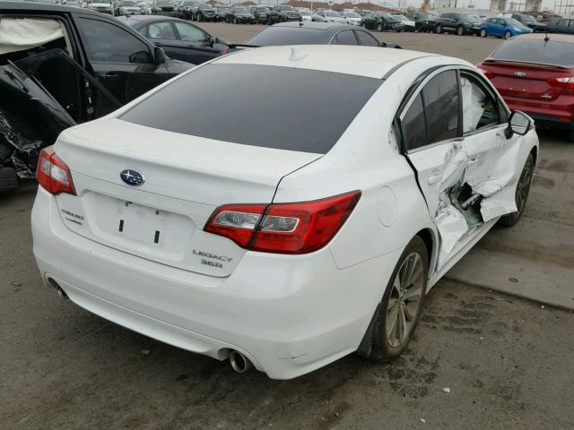 4S3BNEN63G3045771 - 2016 SUBARU LEGACY 3.6 WHITE photo 4