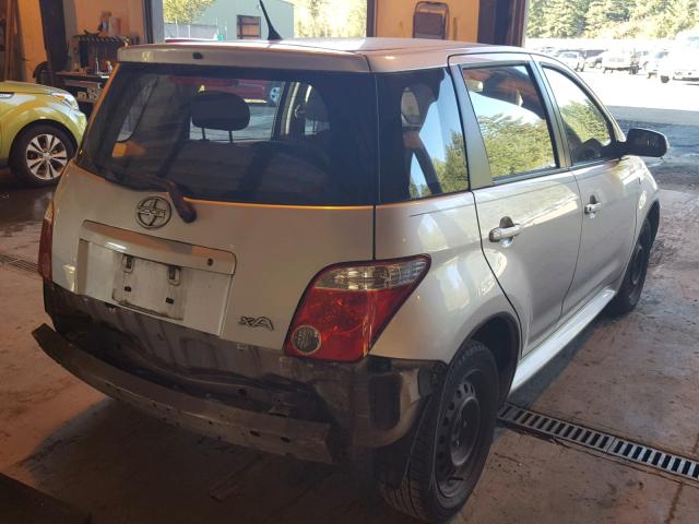 JTKKT624665017280 - 2006 TOYOTA SCION XA ვერცხლისფერი ფოტო 4