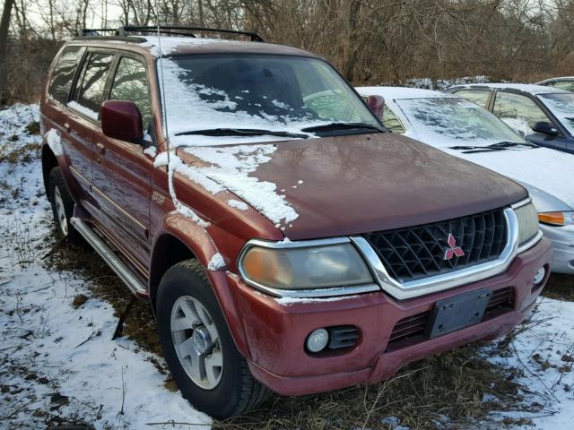 JA4MT41RXYP050639 - 2000 MITSUBISHI MONTERO SP BURGUNDY photo 1