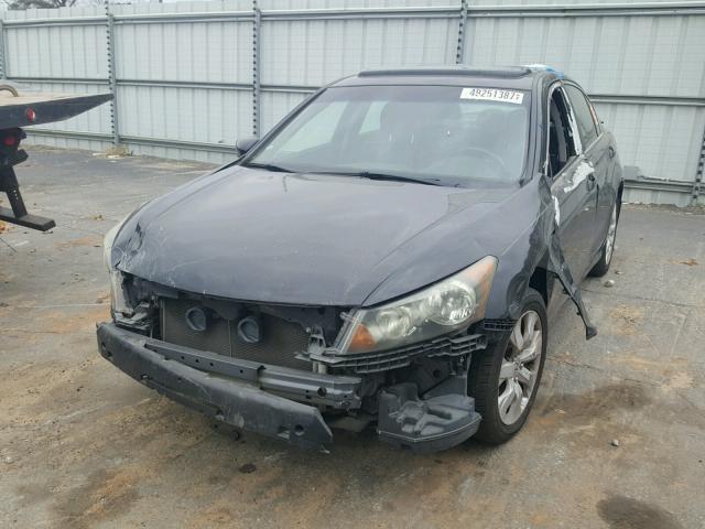 1HGCP26809A118625 - 2009 HONDA ACCORD EXL BLACK photo 2