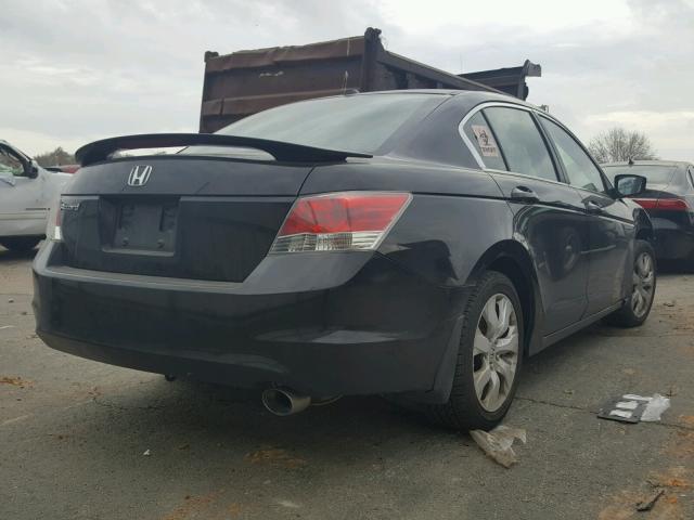 1HGCP26809A118625 - 2009 HONDA ACCORD EXL BLACK photo 4