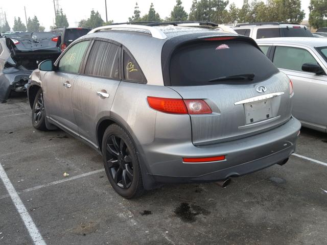 JNRAS08U84X110832 - 2004 INFINITI FX35 GRAY photo 3