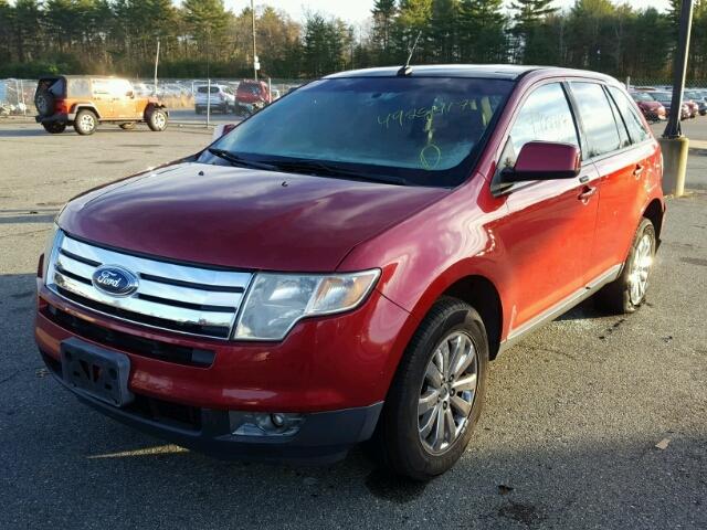 2FMDK49C47BA25598 - 2007 FORD EDGE SEL P RED photo 2