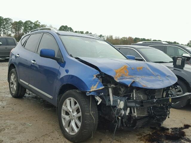 JN8AS5MTXBW152307 - 2011 NISSAN ROGUE S BLUE photo 1