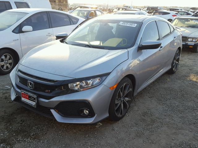 2HGFC1E54HH707381 - 2017 HONDA CIVIC SI SILVER photo 2