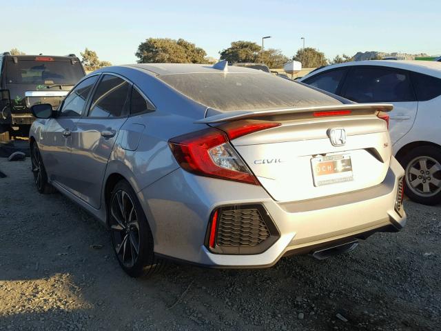 2HGFC1E54HH707381 - 2017 HONDA CIVIC SI SILVER photo 3